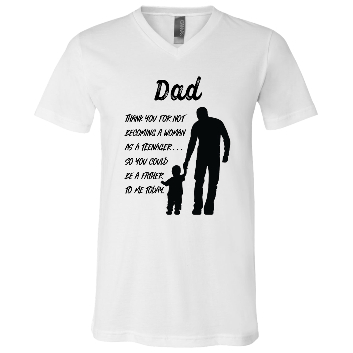 Father's Day Unisex Jersey SS V-Neck T-Shirt