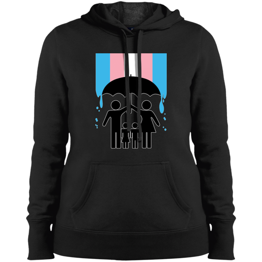 "Protect Family" Ladies' Pullover Hooded Sweatshirt