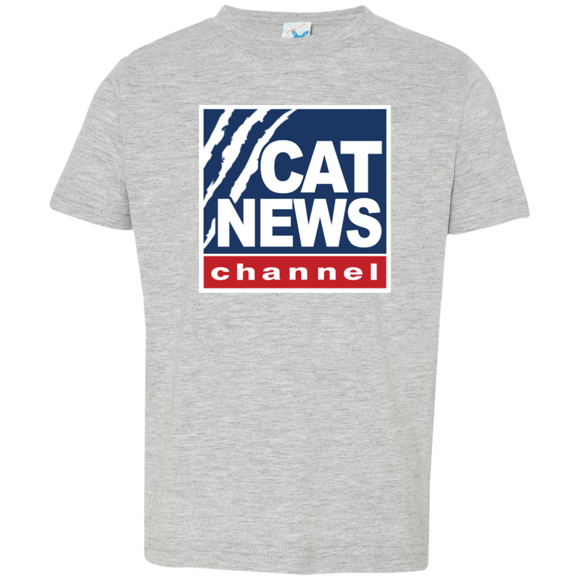 "Cat News" Toddler Jersey T-Shirt