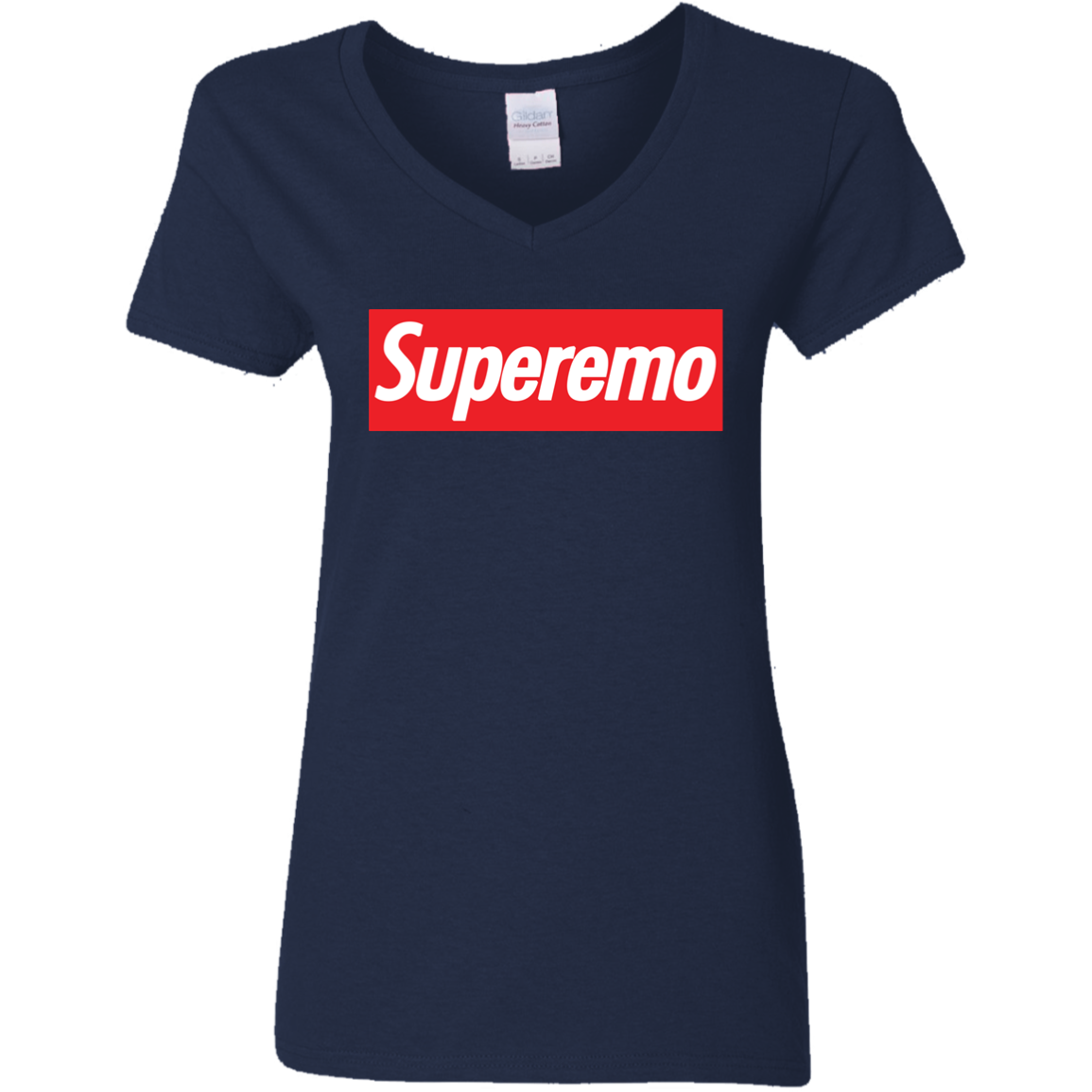 "SuperEmo" Ladies' 5.3 oz. V-Neck T-Shirt