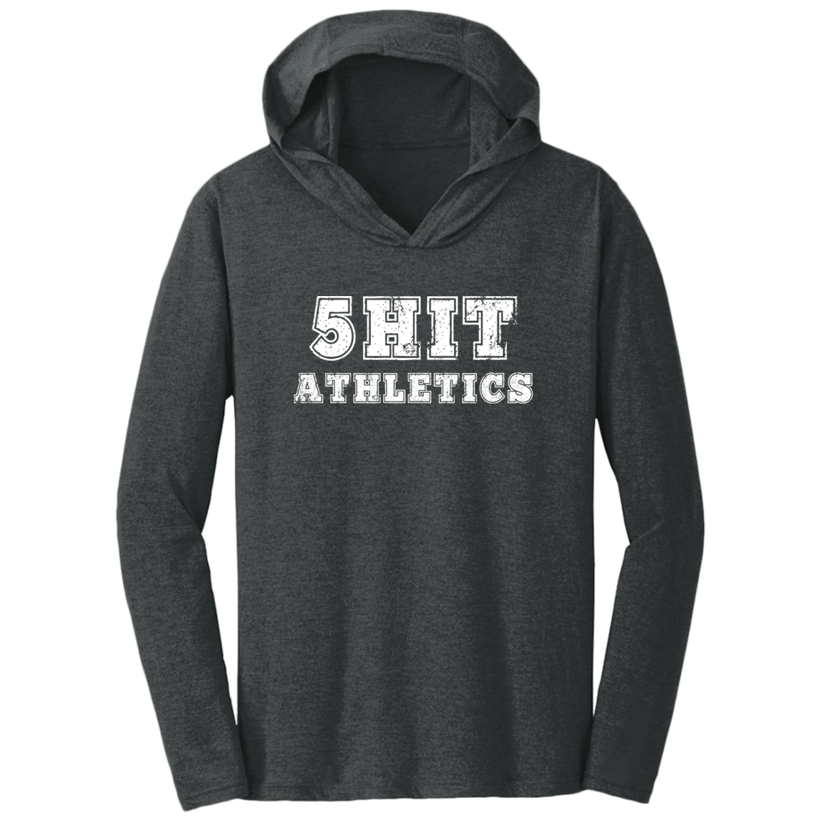 "5-Hit Athletics" Triblend T-Shirt Hoodie