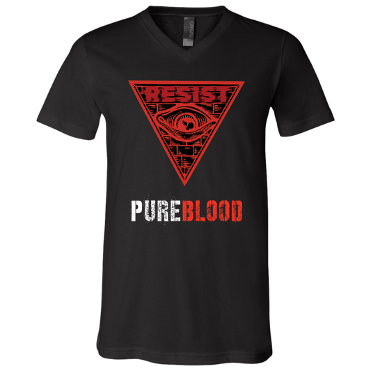 "PureBlood" Unisex Jersey SS V-Neck T-Shirt