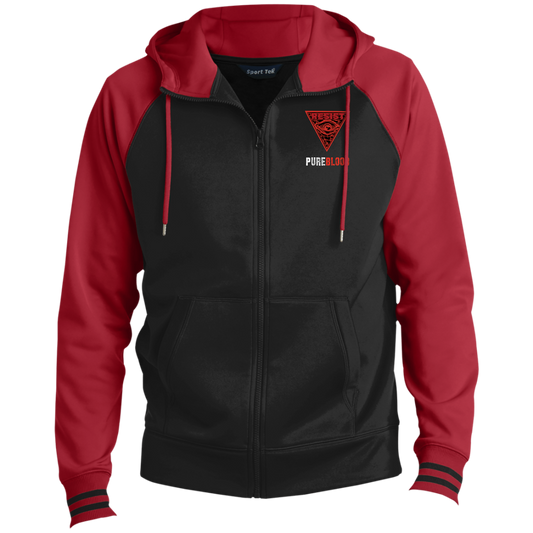 "PureBlood" Men's Sport-Wick® Full-Zip Hooded Jacket