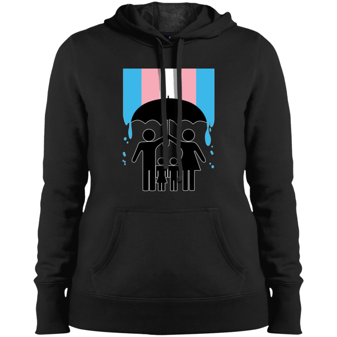 "Protect Family" Ladies' Pullover Hooded Sweatshirt