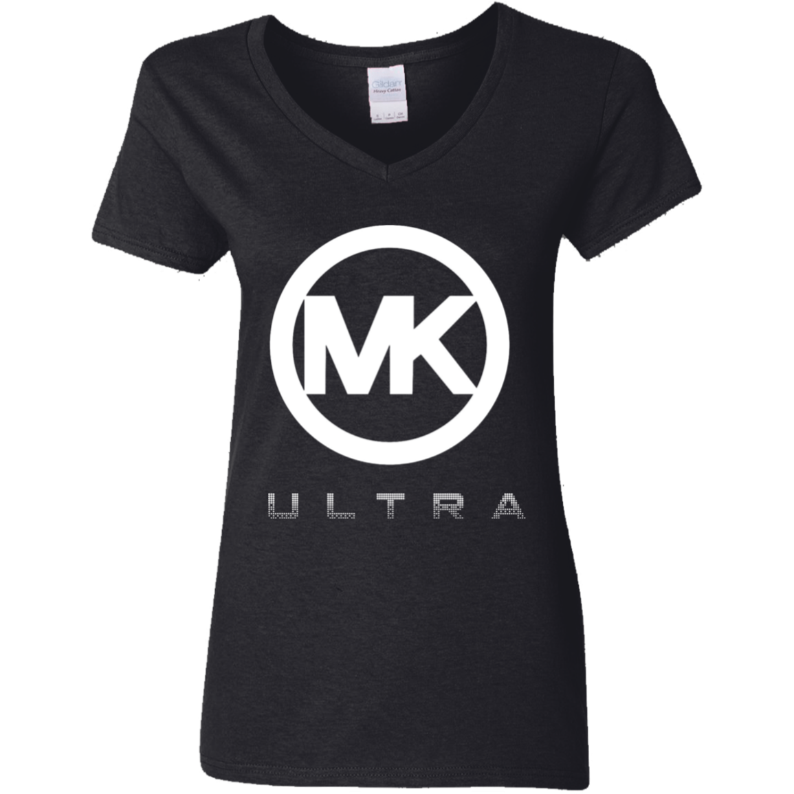 "MK Ultra" Ladies' 5.3 oz. V-Neck T-Shirt