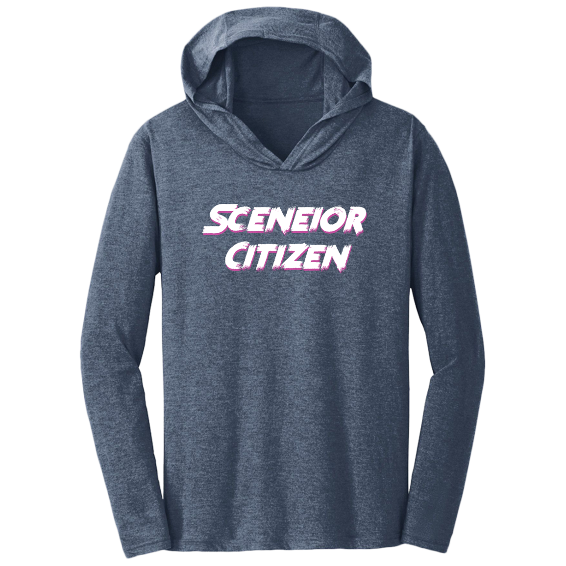 "Sceneior Citizen" Triblend T-Shirt Hoodie