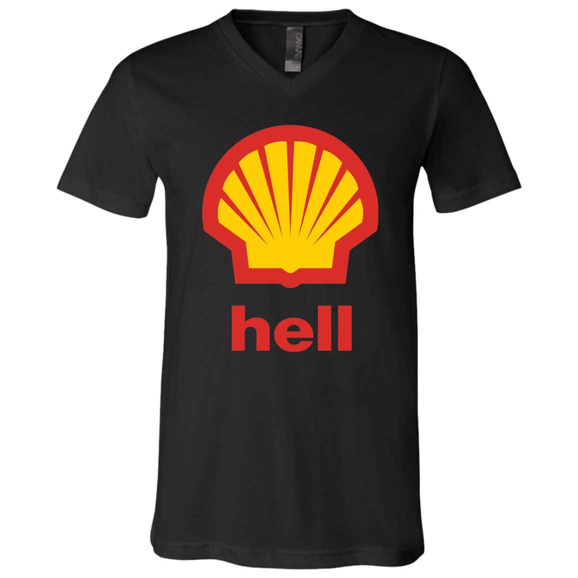 "Gas Hell" Unisex Jersey SS V-Neck T-Shirt
