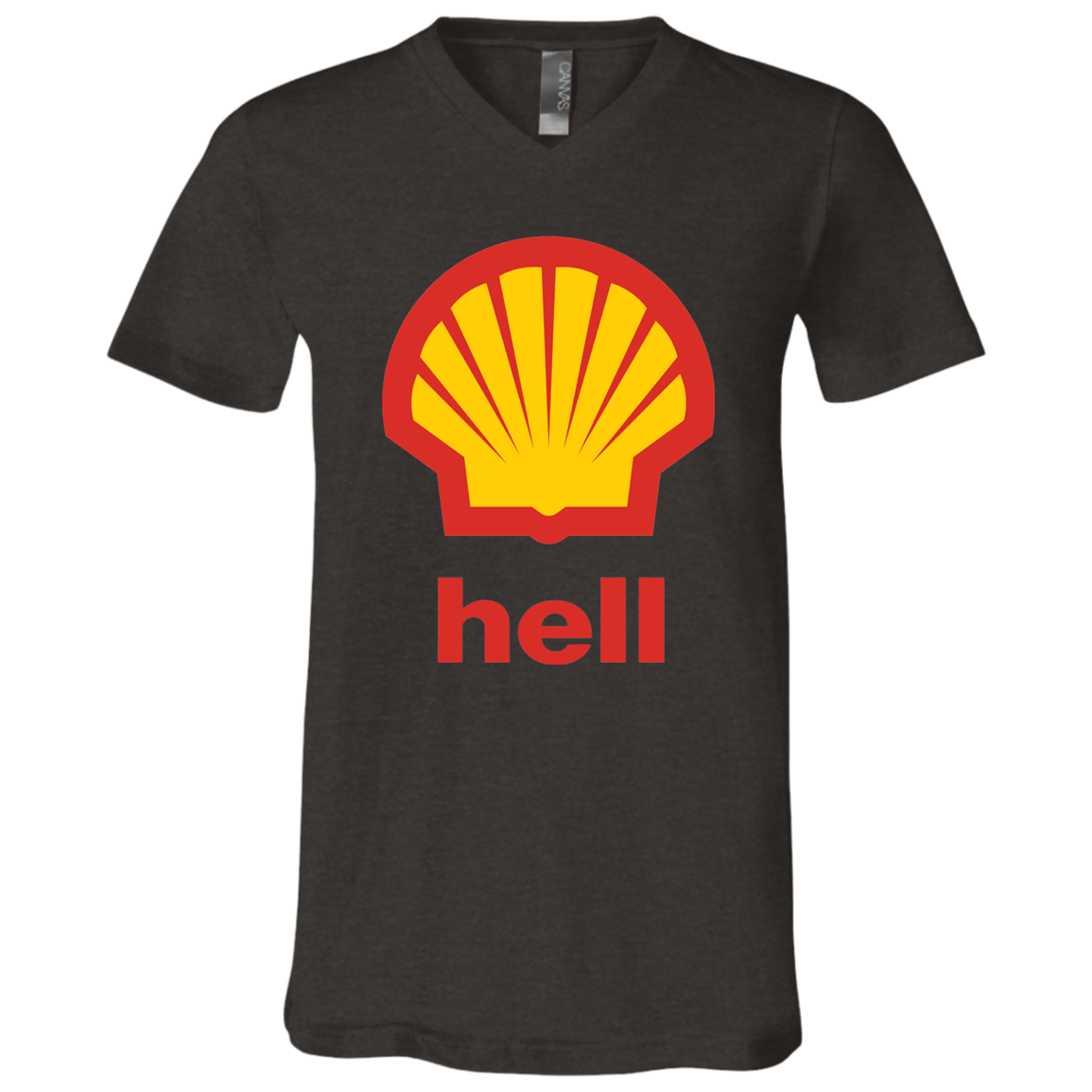 "Gas Hell" Unisex Jersey SS V-Neck T-Shirt