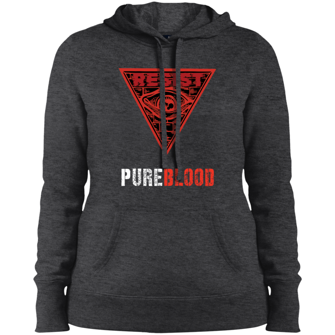 "PureBlood" Ladies' Pullover Hooded Sweatshirt