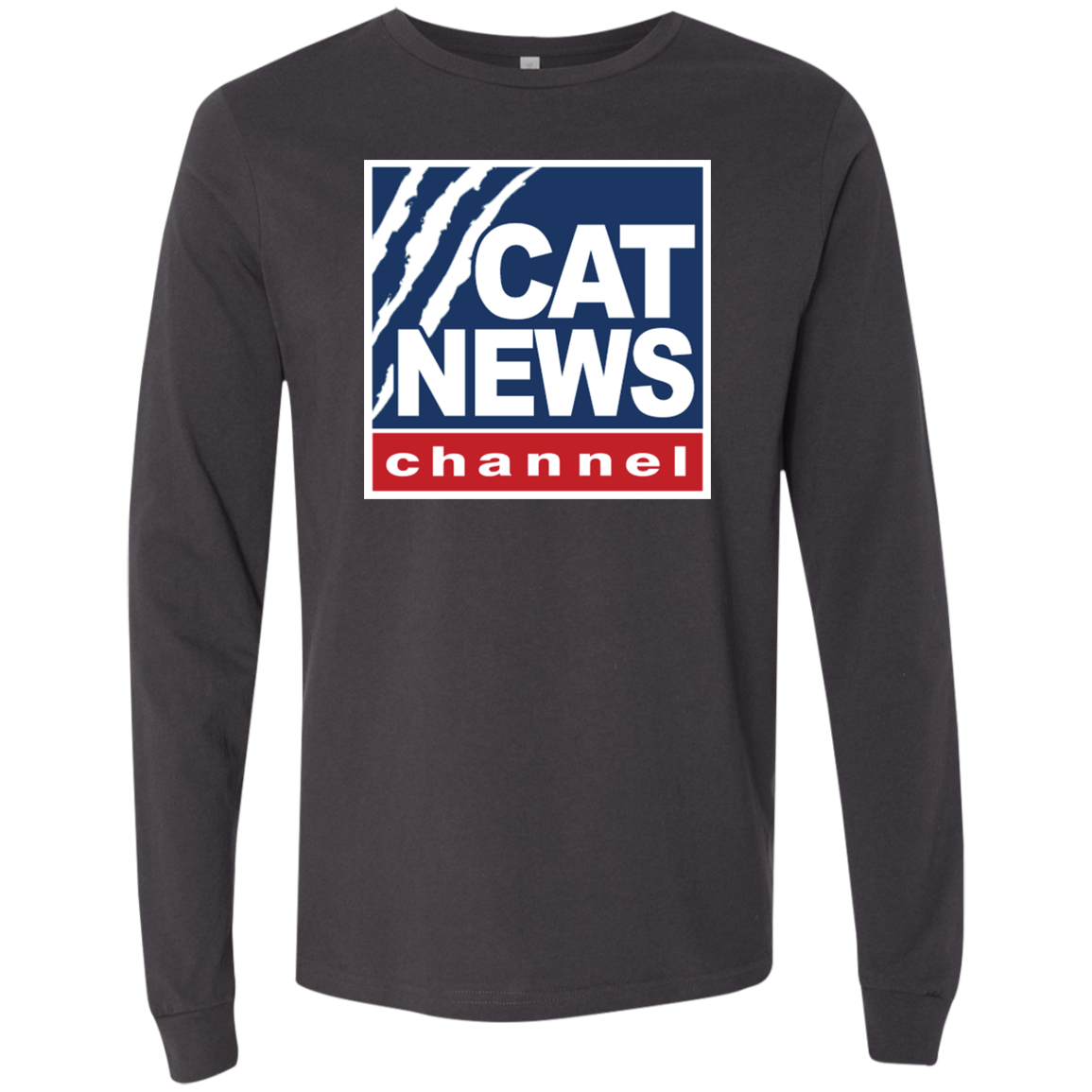 "Cat News" Men's Jersey LS T-Shirt