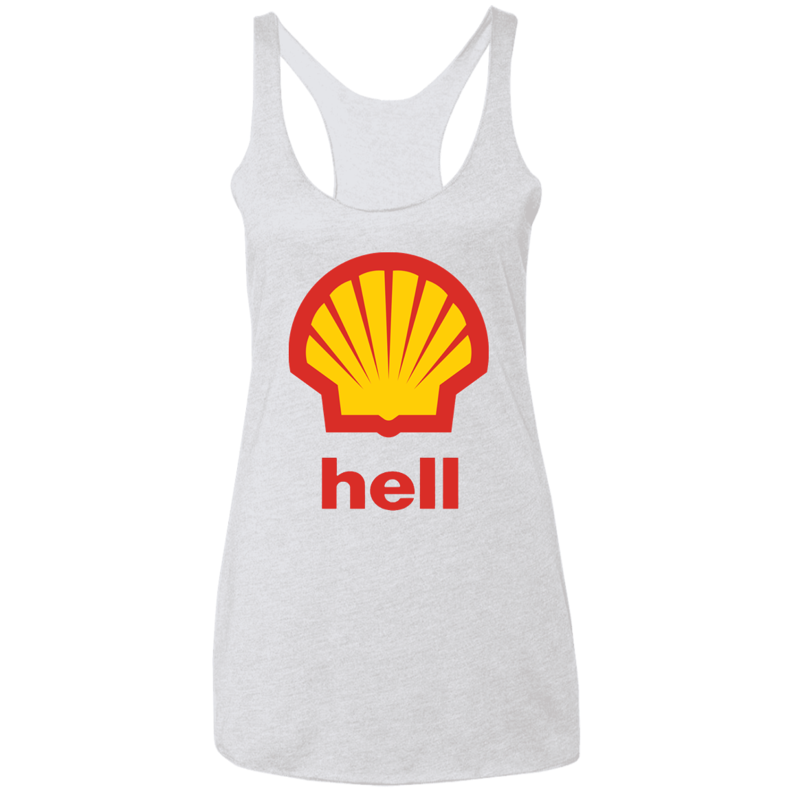 "Gas Hell" Ladies' Triblend Racerback Tank