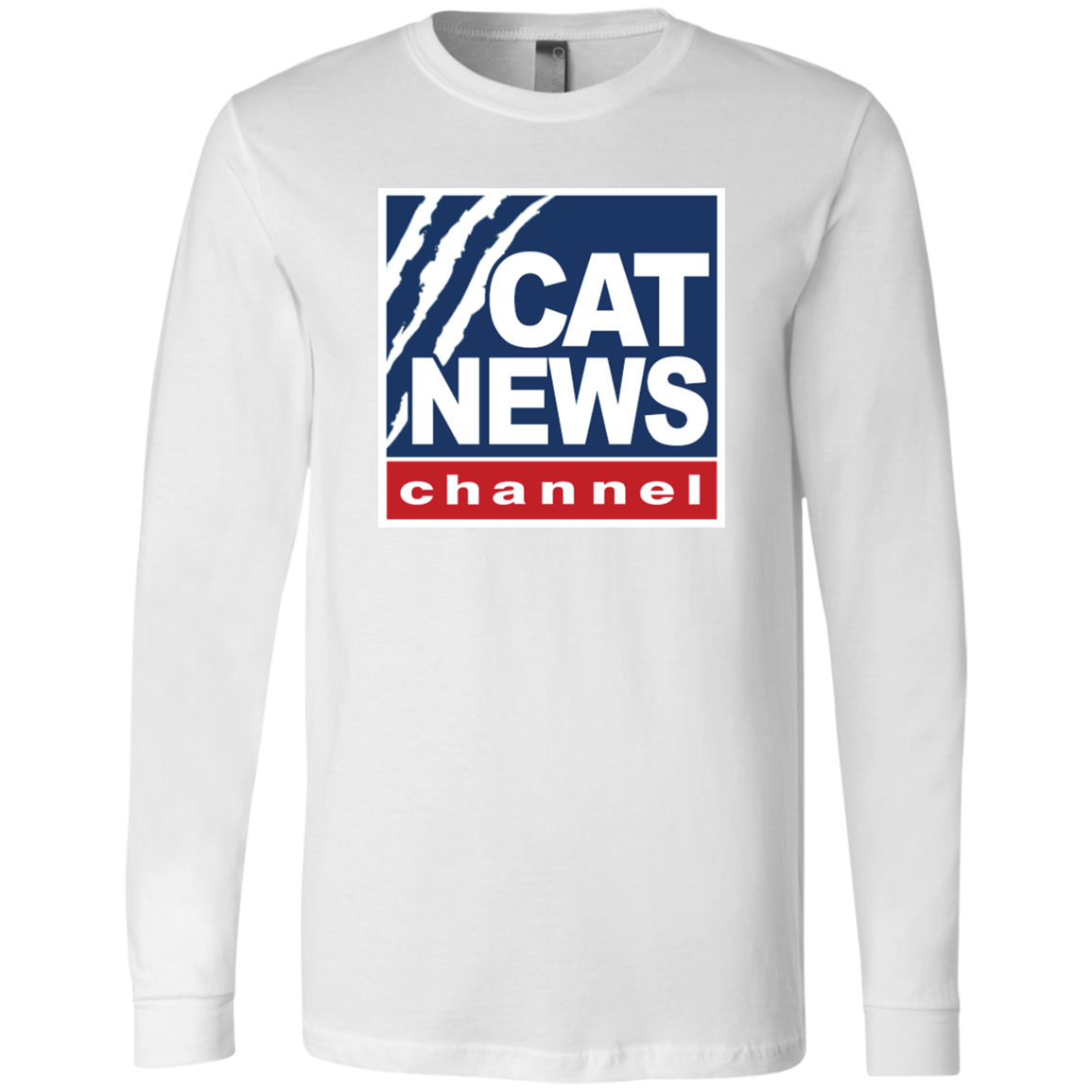 "Cat News" Men's Jersey LS T-Shirt