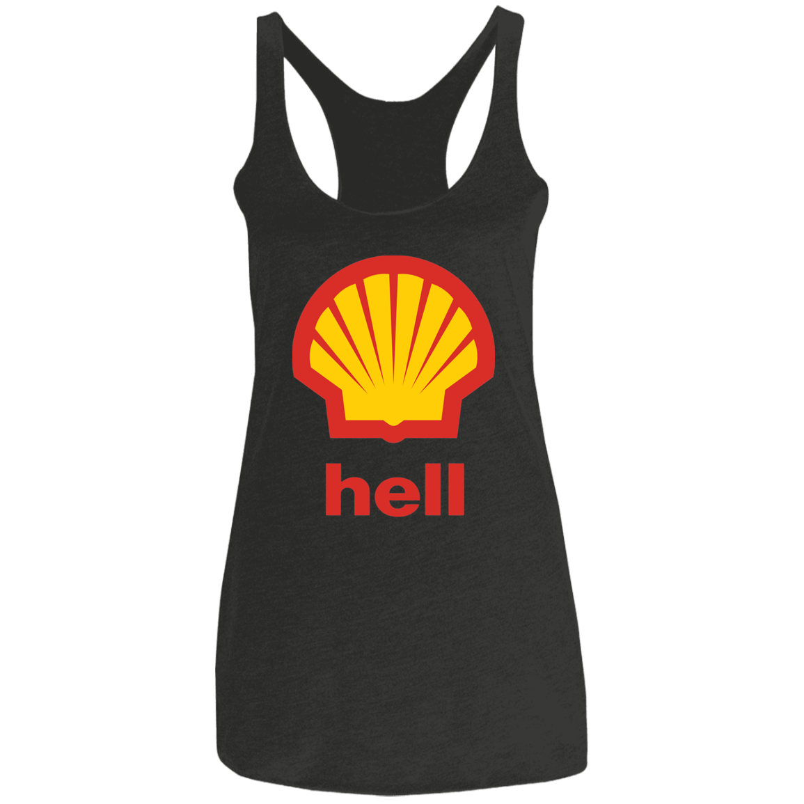 "Gas Hell" Ladies' Triblend Racerback Tank