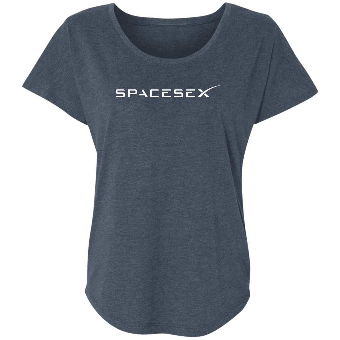"SpaceseX" Ladies' Triblend Dolman Sleeve