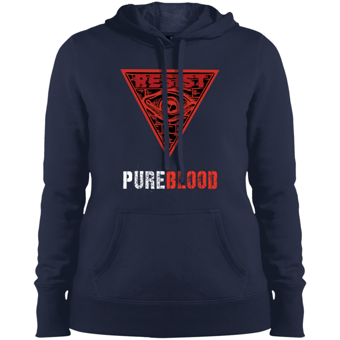 "PureBlood" Ladies' Pullover Hooded Sweatshirt