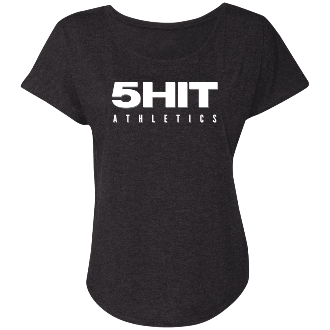 "5-Hit Athletics" Ladies' Triblend Dolman Sleeve