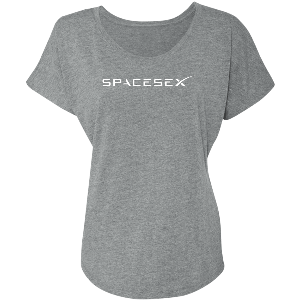 "SpaceseX" Ladies' Triblend Dolman Sleeve