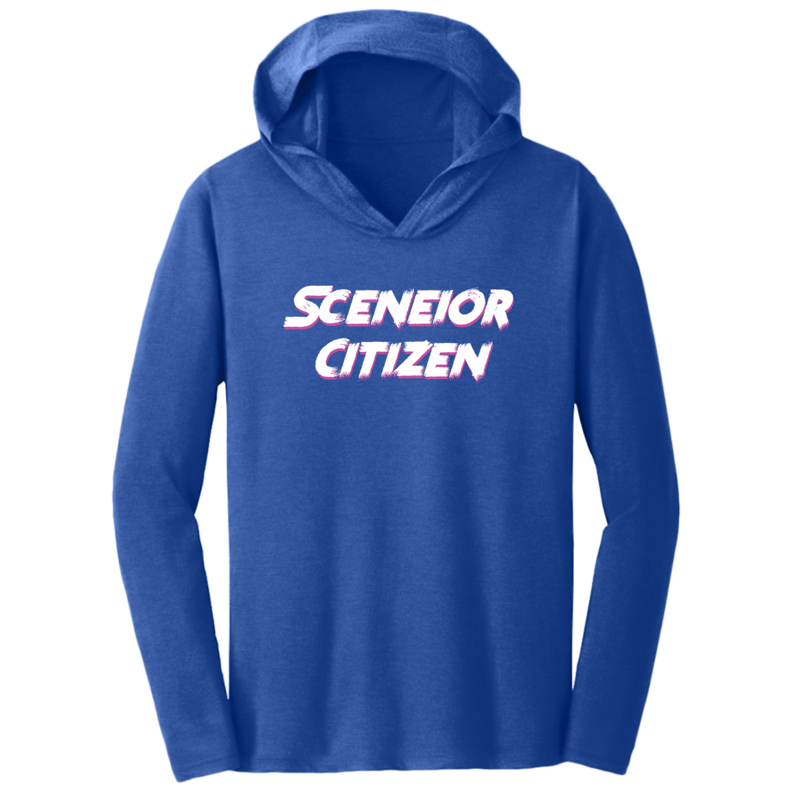 "Sceneior Citizen" Triblend T-Shirt Hoodie