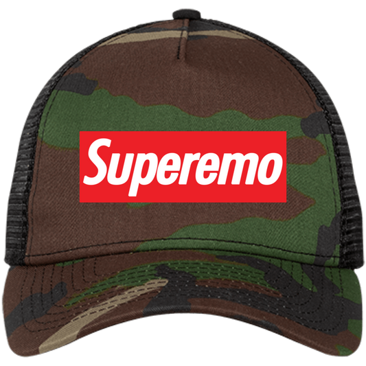 "SuperEmo" Embroidered Snapback Trucker Cap